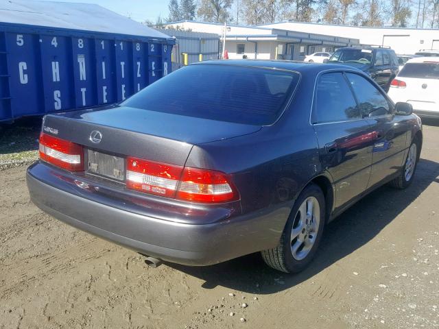 JT8BF28G310338402 - 2001 LEXUS ES 300 GRAY photo 4