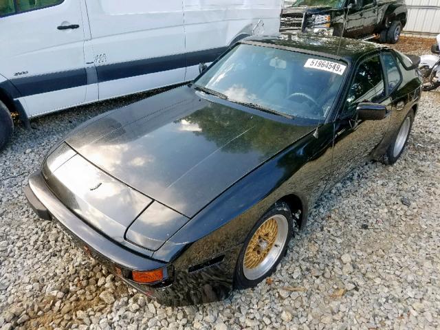 WP0AA0945DN462909 - 1983 PORSCHE 944 BLACK photo 2