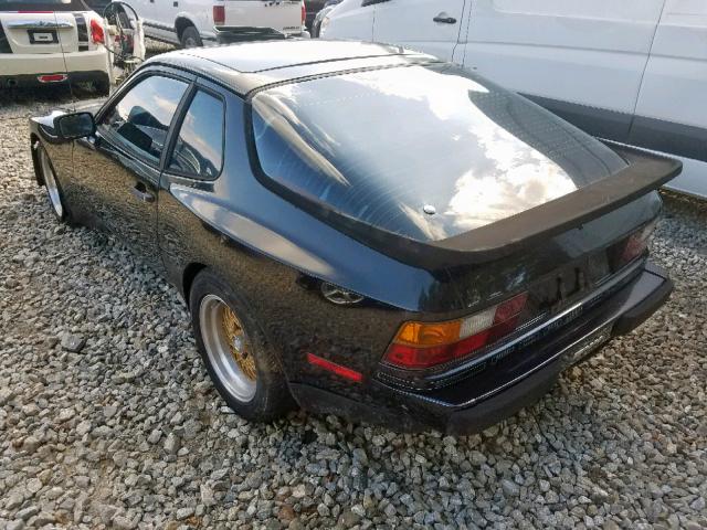 WP0AA0945DN462909 - 1983 PORSCHE 944 BLACK photo 3