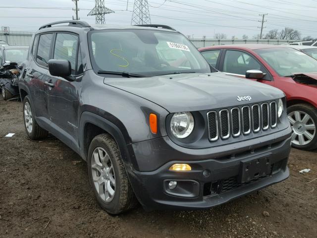 ZACCJABB8JPH52913 - 2018 JEEP RENEGADE L GRAY photo 1