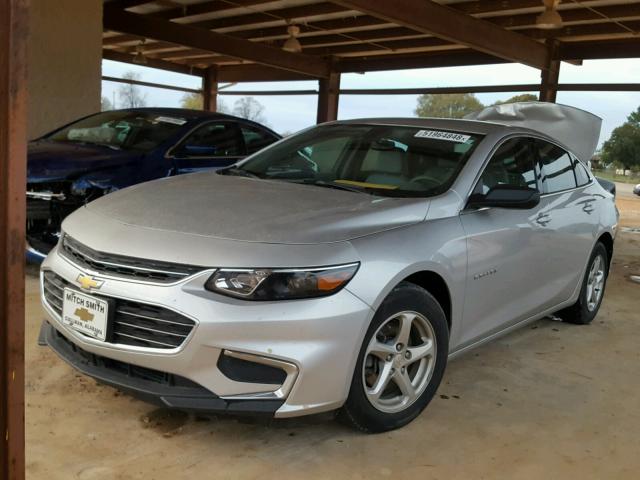 1G1ZB5ST4HF265480 - 2017 CHEVROLET MALIBU LS SILVER photo 2