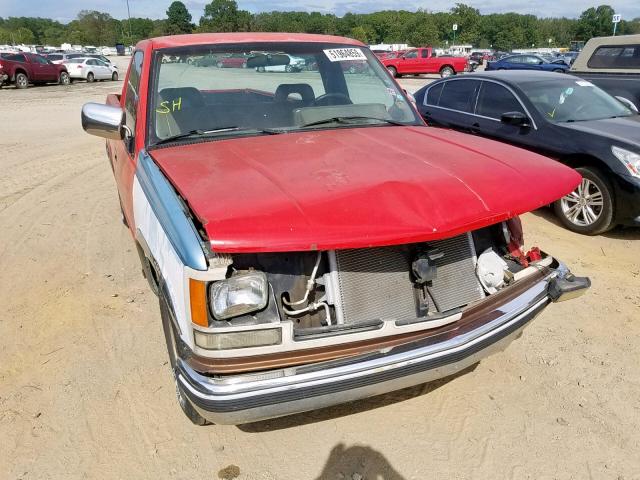 1GTDC14Z4RZ510254 - 1994 GMC SIERRA C15 RED photo 1