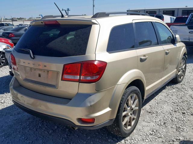 3D4PH1FG0BT560966 - 2011 DODGE JOURNEY MA TAN photo 4