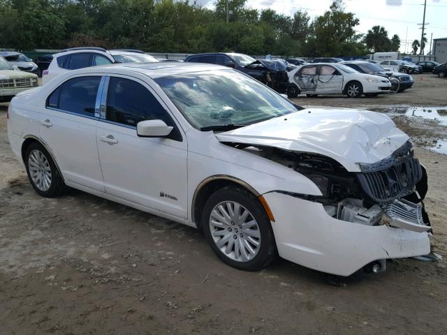 3MEDM0L38AR611485 - 2010 MERCURY MILAN HYBR WHITE photo 1