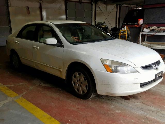 JHMCM55353C008095 - 2003 HONDA ACCORD LX WHITE photo 1