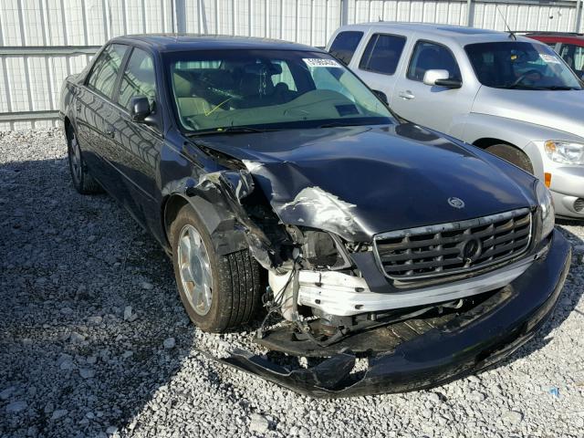 1G6KF57911U163827 - 2001 CADILLAC DEVILLE DT BLACK photo 1