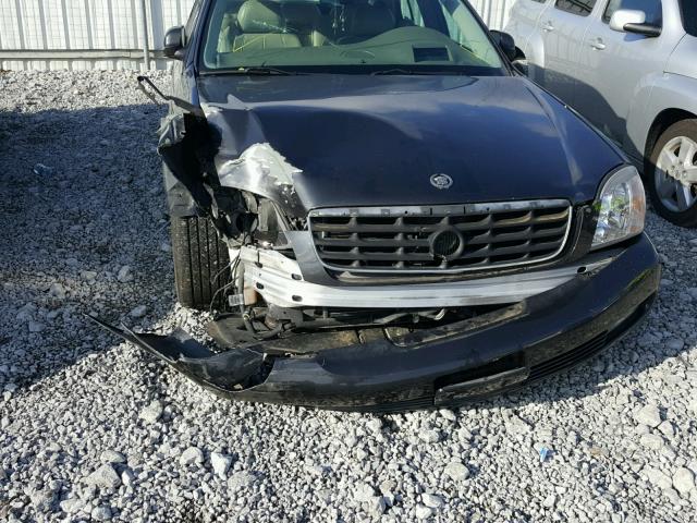 1G6KF57911U163827 - 2001 CADILLAC DEVILLE DT BLACK photo 9