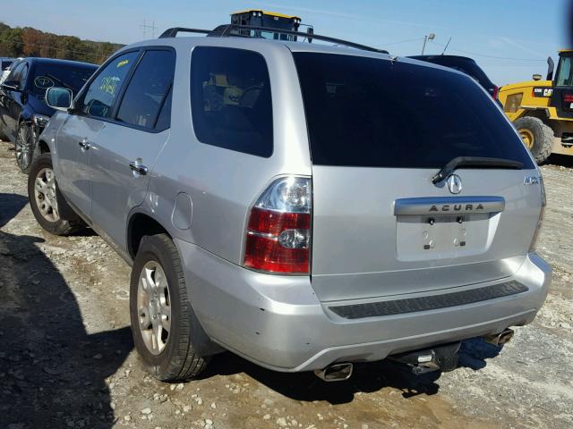 2HNYD18795H557551 - 2005 ACURA MDX TOURIN SILVER photo 3