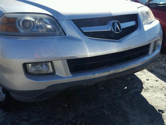 2HNYD18795H557551 - 2005 ACURA MDX TOURIN SILVER photo 9