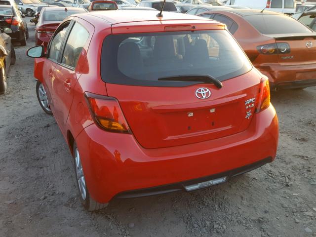 VNKKTUD30GA062957 - 2016 TOYOTA YARIS L RED photo 3