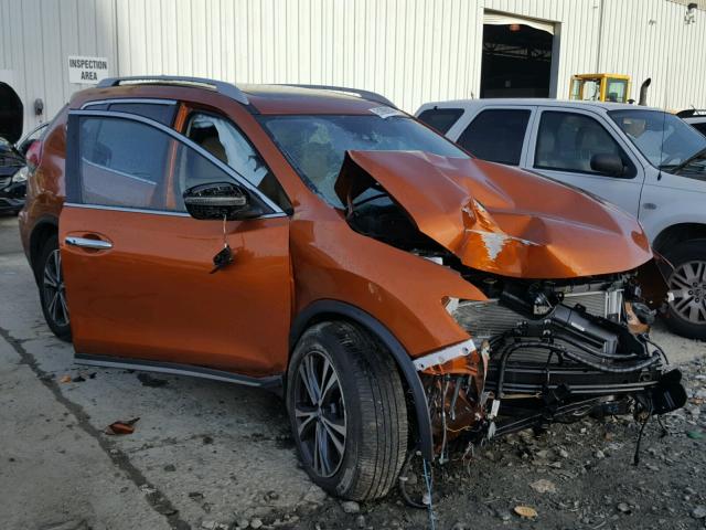 5N1AT2MV2HC857102 - 2017 NISSAN ROGUE SV ORANGE photo 1