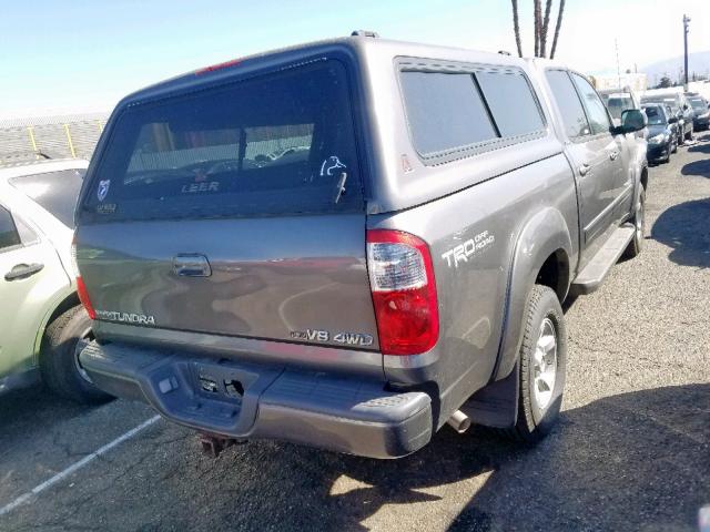 5TBDT48175S493900 - 2005 TOYOTA TUNDRA DOU GRAY photo 4