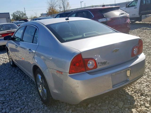 1G1ZC5EBXAF241920 - 2010 CHEVROLET MALIBU 1LT SILVER photo 3