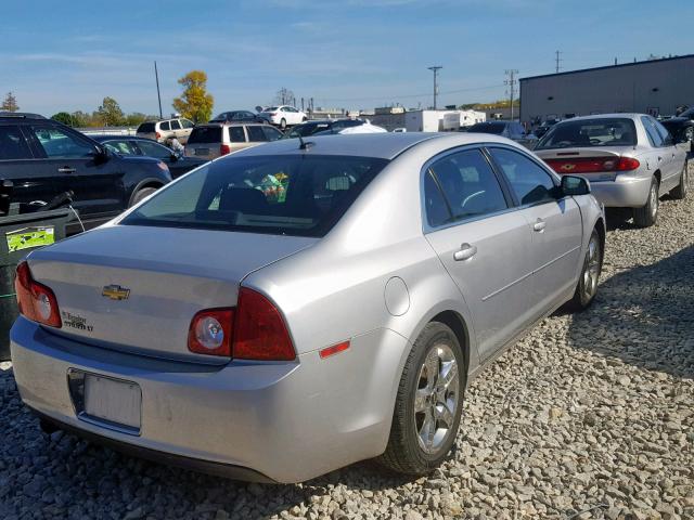 1G1ZC5EBXAF241920 - 2010 CHEVROLET MALIBU 1LT SILVER photo 4