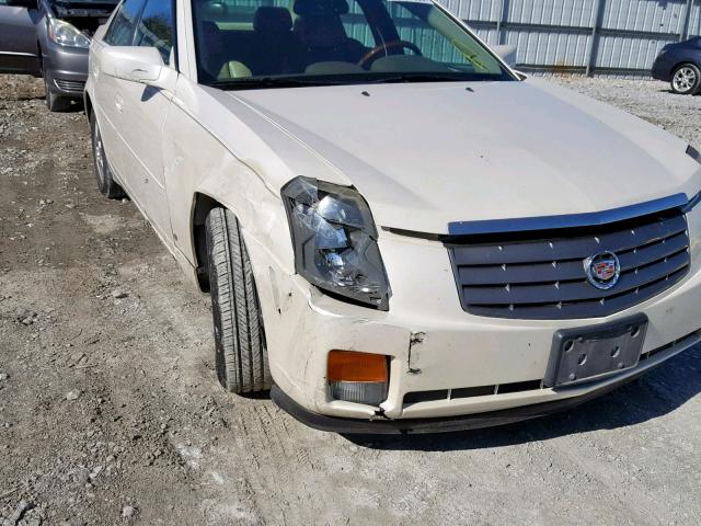 1G6DP577060124651 - 2006 CADILLAC CTS HI FEA WHITE photo 9