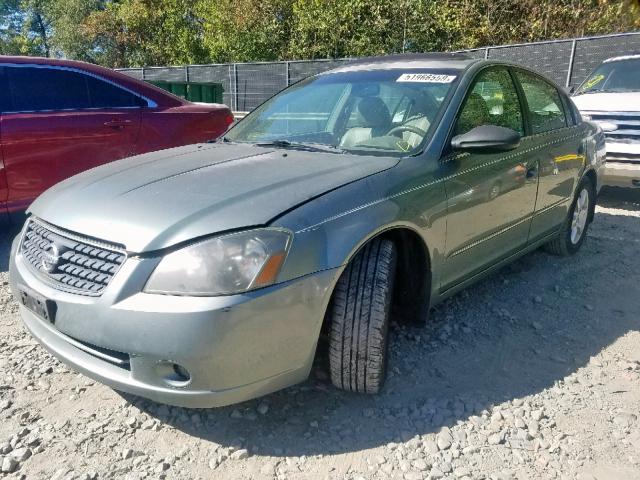 1N4BL11E15C279258 - 2005 NISSAN ALTIMA SE GREEN photo 2