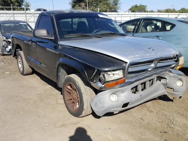 1D7FL36X33S109400 - 2003 DODGE DAKOTA SPO BLACK photo 1