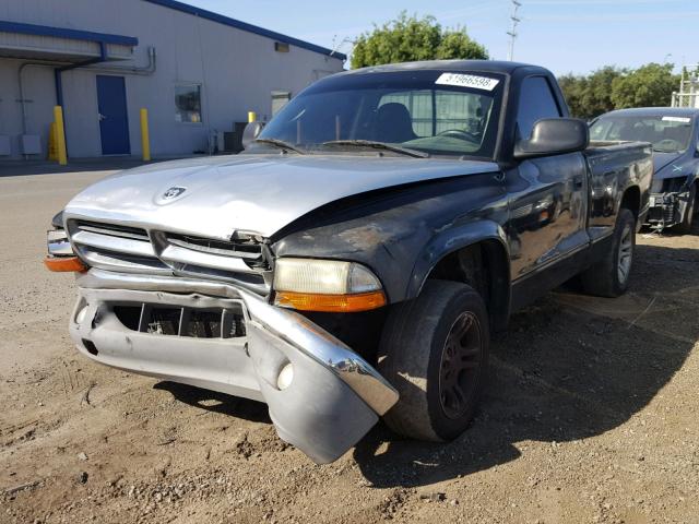 1D7FL36X33S109400 - 2003 DODGE DAKOTA SPO BLACK photo 2