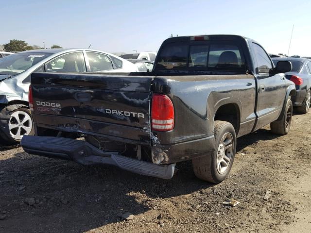 1D7FL36X33S109400 - 2003 DODGE DAKOTA SPO BLACK photo 4