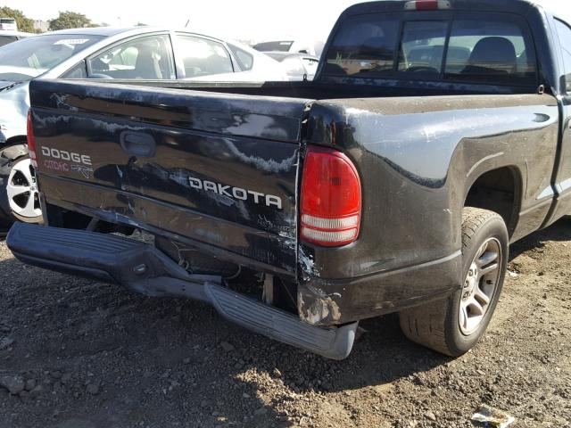 1D7FL36X33S109400 - 2003 DODGE DAKOTA SPO BLACK photo 9