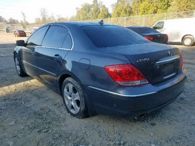 JH4KB16505C008616 - 2005 ACURA RL GRAY photo 3