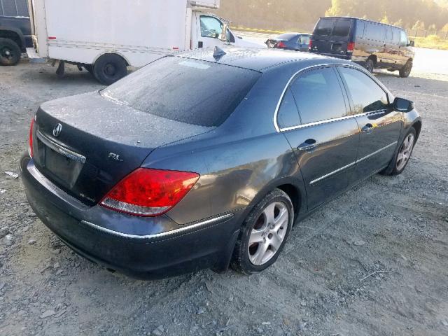 JH4KB16505C008616 - 2005 ACURA RL GRAY photo 4