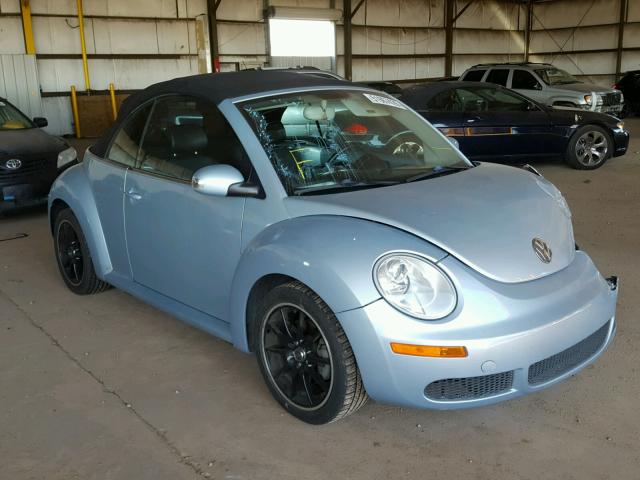 3VWRF31Y19M409143 - 2009 VOLKSWAGEN NEW BEETLE BLUE photo 1