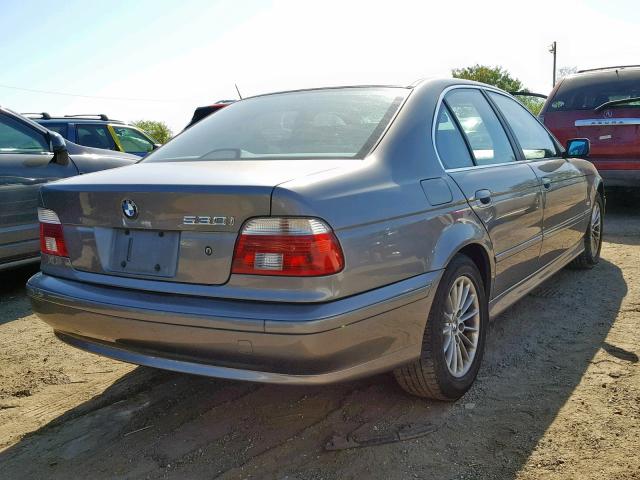 WBADT63422CH87271 - 2002 BMW 5 SERIES GRAY photo 4