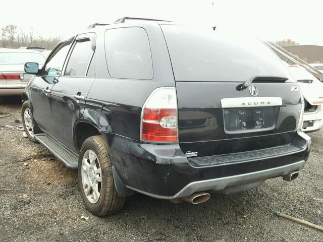 2HNYD18795H537641 - 2005 ACURA MDX TOURIN BLACK photo 3