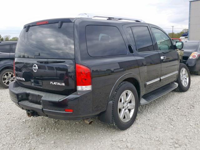 5N1AA0NE3AN618418 - 2010 NISSAN ARMADA PLA BLACK photo 4