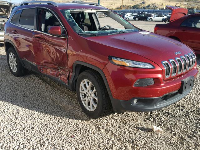 1C4PJMCB4FW639214 - 2015 JEEP CHEROKEE L RED photo 1