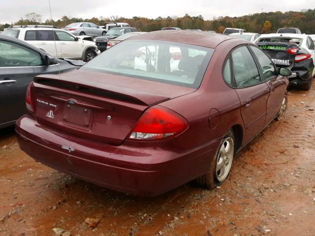 1FAFP55S44A209406 - 2004 FORD TAURUS SES RED photo 4