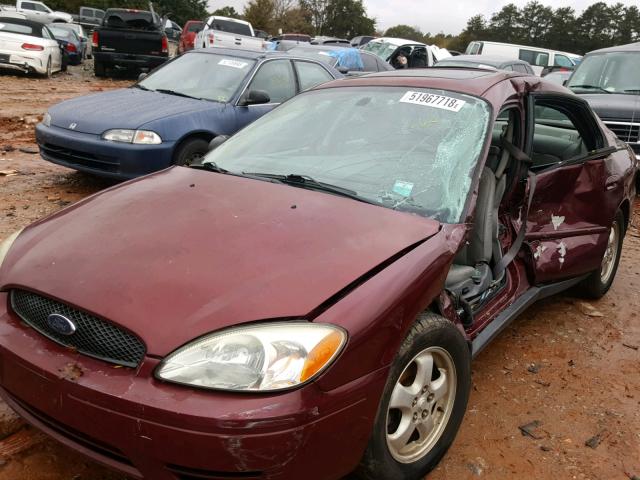 1FAFP55S44A209406 - 2004 FORD TAURUS SES RED photo 9