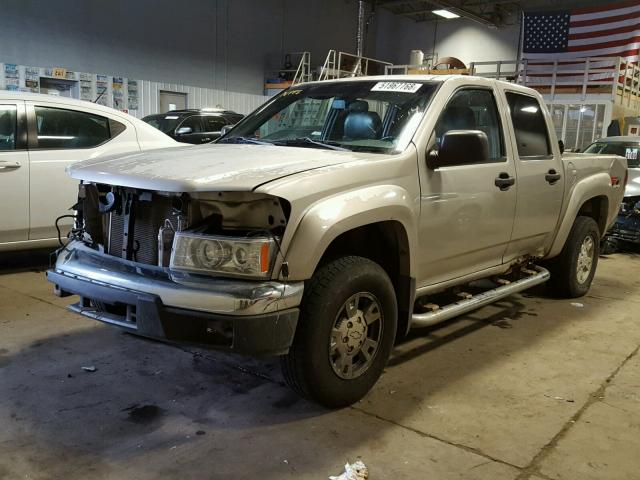 1GCDT136848150766 - 2004 CHEVROLET COLORADO TAN photo 2