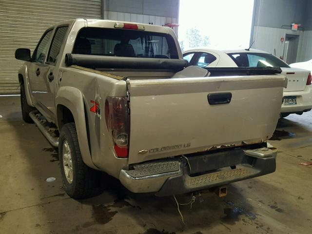 1GCDT136848150766 - 2004 CHEVROLET COLORADO TAN photo 3