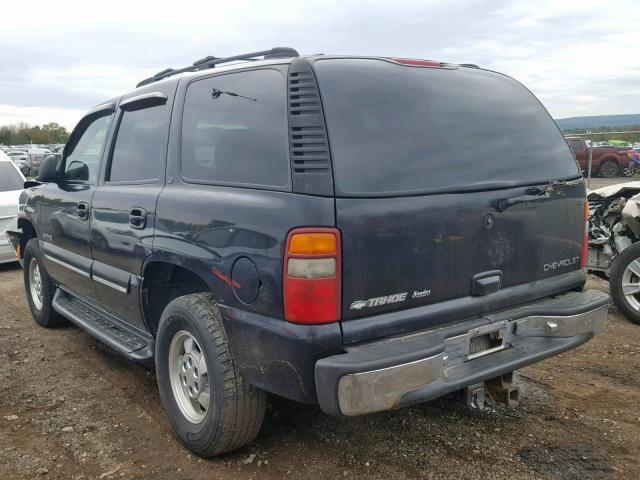 1GNEK13T6YJ127165 - 2000 CHEVROLET TAHOE K150 BLACK photo 3