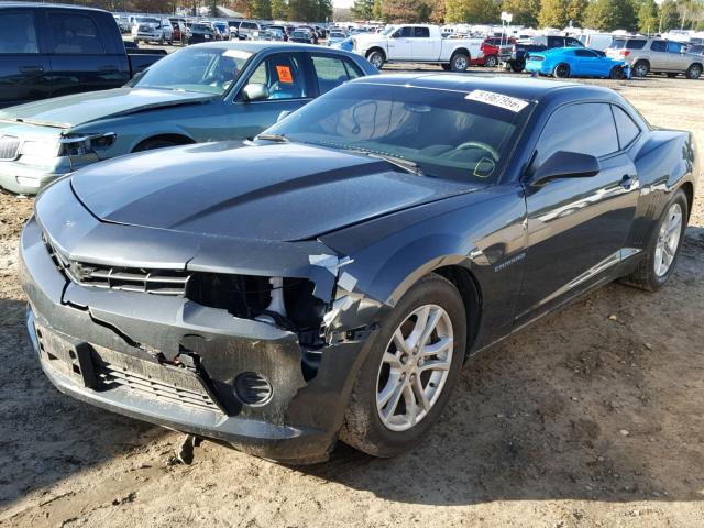 2G1FB1E30F9308399 - 2015 CHEVROLET CAMARO LS GRAY photo 2