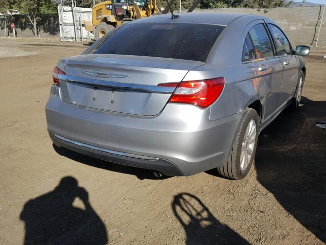 1C3CCBBB4DN553536 - 2013 CHRYSLER 200 TOURIN SILVER photo 4