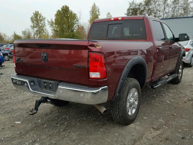 3C6UR5DJ9HG679109 - 2017 RAM 2500 SLT MAROON photo 4