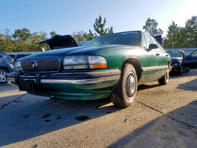 1G4HP52L0SH530472 - 1995 BUICK LESABRE CU GREEN photo 2