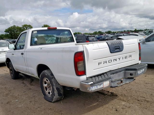 1N6DD21SXYC305286 - 2000 NISSAN FRONTIER X WHITE photo 3