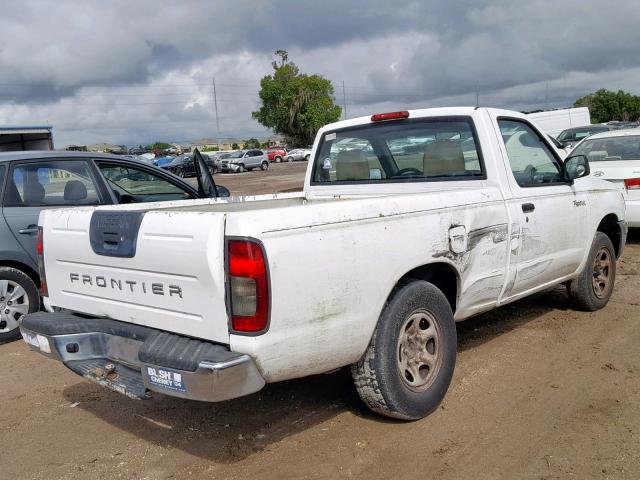 1N6DD21SXYC305286 - 2000 NISSAN FRONTIER X WHITE photo 4