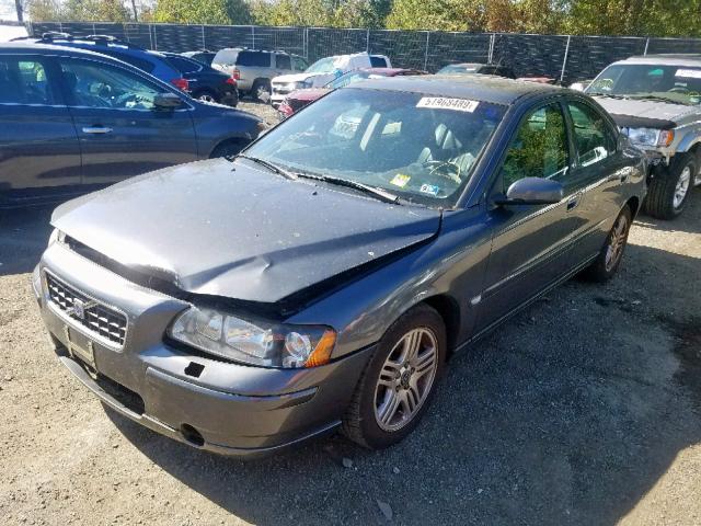 YV1RS592762554842 - 2006 VOLVO S60 2.5T GRAY photo 2