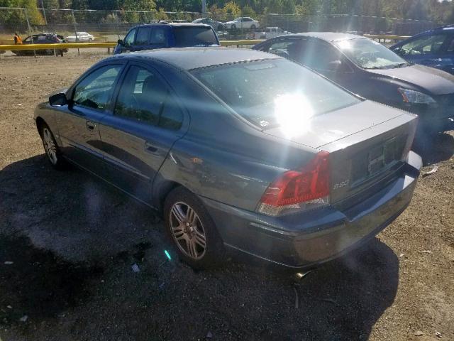 YV1RS592762554842 - 2006 VOLVO S60 2.5T GRAY photo 3