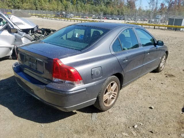 YV1RS592762554842 - 2006 VOLVO S60 2.5T GRAY photo 4