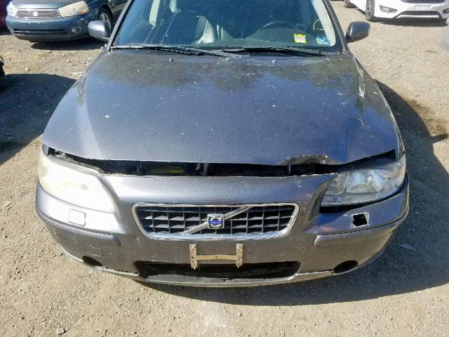YV1RS592762554842 - 2006 VOLVO S60 2.5T GRAY photo 9