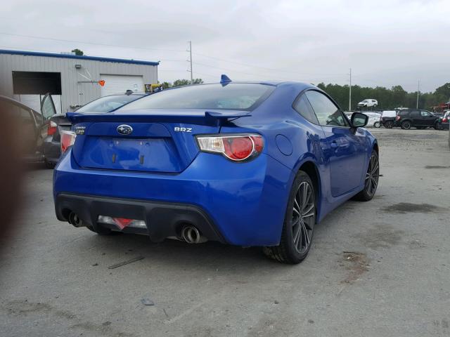 JF1ZCAC16F9606325 - 2015 SUBARU BRZ 2.0 LI BLUE photo 4