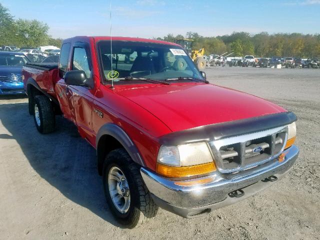 1FTZR15X2YTB16481 - 2000 FORD RANGER SUP RED photo 1