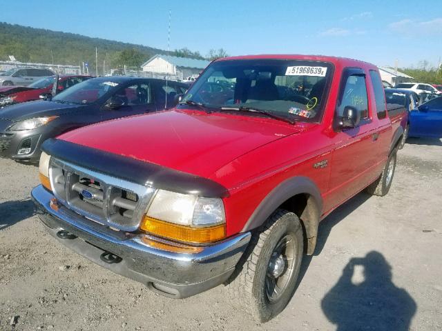 1FTZR15X2YTB16481 - 2000 FORD RANGER SUP RED photo 2