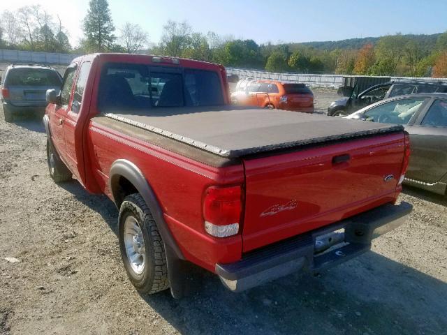1FTZR15X2YTB16481 - 2000 FORD RANGER SUP RED photo 3